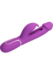 PRETTY LOVE KAMPAS VIBRADOR RABBIT MULTIFUNCION 3 EN 1 MORADO