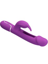 PRETTY LOVE KAMPAS VIBRADOR RABBIT MULTIFUNCION 3 EN 1 MORADO