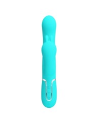 PRETTY LOVE CAMMY TRIPLE VIBRADOR RABBIT MULTIFUNCION 4 EN 1 AZUL