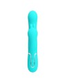 PRETTY LOVE CAMMY TRIPLE VIBRADOR RABBIT MULTIFUNCION 4 EN 1 AZUL