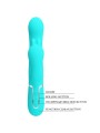 PRETTY LOVE CAMMY TRIPLE VIBRADOR RABBIT MULTIFUNCION 4 EN 1 AZUL