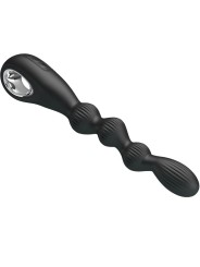 PRETTY LOVE FEDERER VIBRADOR ANAL 12 VIBRACIONES NEGRO