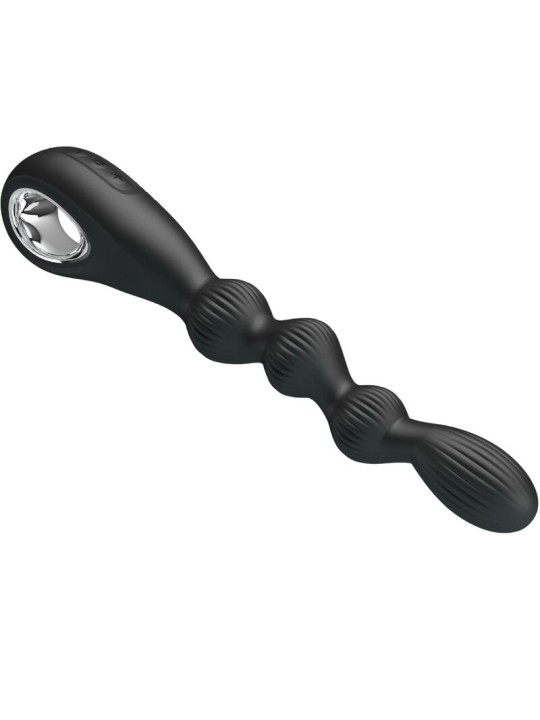 PRETTY LOVE FEDERER VIBRADOR ANAL 12 VIBRACIONES NEGRO