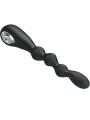 PRETTY LOVE FEDERER VIBRADOR ANAL 12 VIBRACIONES NEGRO