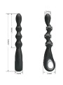 PRETTY LOVE FEDERER VIBRADOR ANAL 12 VIBRACIONES NEGRO
