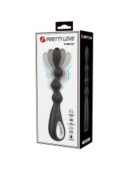 PRETTY LOVE FEDERER VIBRADOR ANAL 12 VIBRACIONES NEGRO