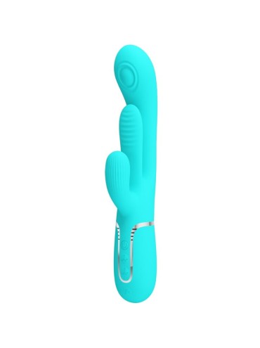 PRETTY LOVE SHANIA TRIPLE VIBRADOR RABBIT MULTIFUNCION 3 EN 1