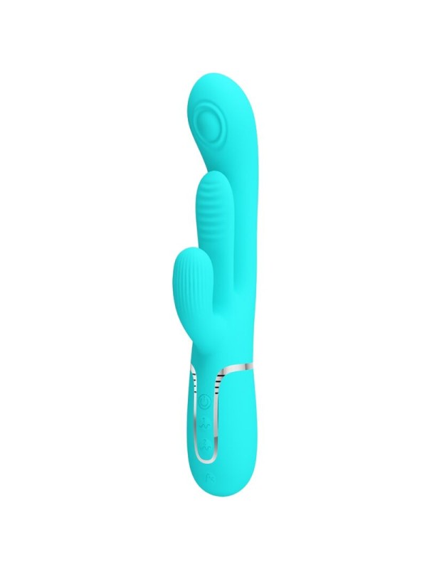 PRETTY LOVE SHANIA TRIPLE VIBRADOR RABBIT MULTIFUNCION 3 EN 1