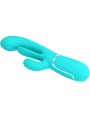 PRETTY LOVE SHANIA TRIPLE VIBRADOR RABBIT MULTIFUNCION 3 EN 1
