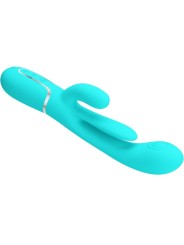 PRETTY LOVE SHANIA TRIPLE VIBRADOR RABBIT MULTIFUNCION 3 EN 1