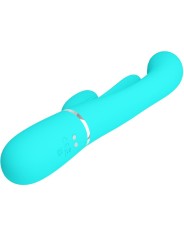 PRETTY LOVE SHANIA TRIPLE VIBRADOR RABBIT MULTIFUNCION 3 EN 1
