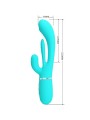 PRETTY LOVE SHANIA TRIPLE VIBRADOR RABBIT MULTIFUNCION 3 EN 1
