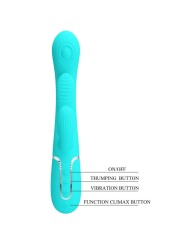 PRETTY LOVE SHANIA TRIPLE VIBRADOR RABBIT MULTIFUNCION 3 EN 1