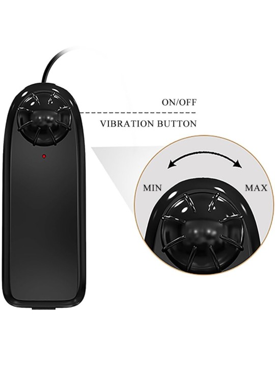 BAILE CATOBLEPAS VIBRADOR REALISTICO 206 CM NATURAL CONTROL REMOTO