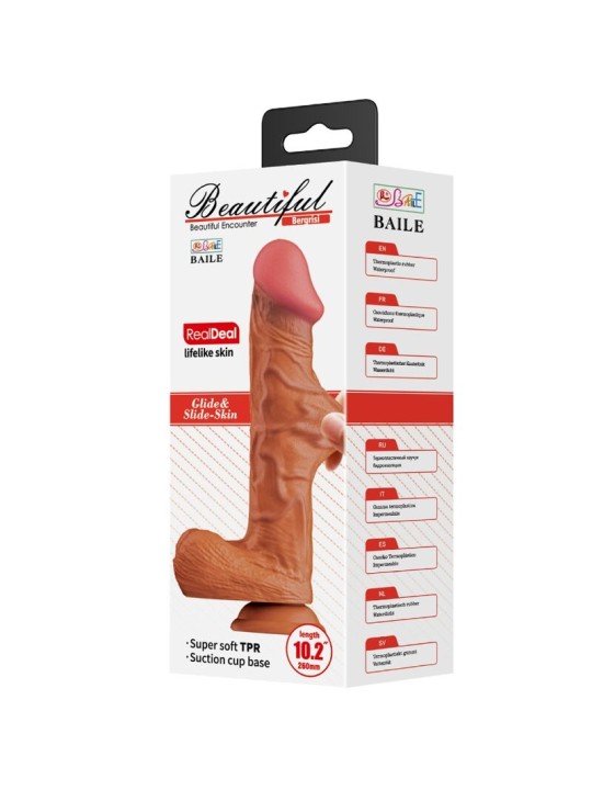 BAILE BERGRISI DILDO REALISTICO 26 CM NATURAL