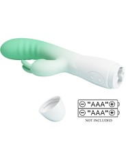 PRETTY LOVE CERBERUS VIBRADOR RABBIT 3O VIBRACIONES VERDE