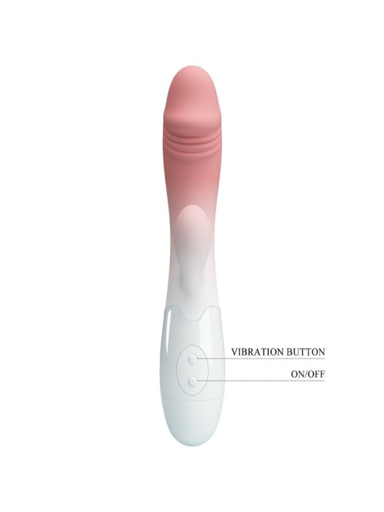 PRETTY LOVE SNAPPY VIBRADOR RABBIT 3O VIBRACIONES ROSA