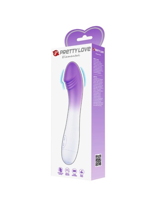 PRETTY LOVE ELEMENTAL VIBRADOR PUNTO G 30 VIBRACIONES MORADO