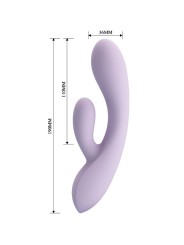 PRETTY LOVE ROSOLYN VIBRADOR RABBIT 10 VIBRACIONES MORADO