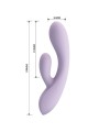 PRETTY LOVE ROSOLYN VIBRADOR RABBIT 10 VIBRACIONES MORADO