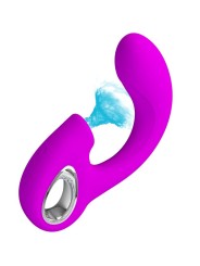 PRETTY LOVE SIBEL VIBRADOR PUNTO G ESTIMULADOR CLITORIS 10 VIBRACIONES MORADO