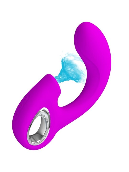 PRETTY LOVE SIBEL VIBRADOR PUNTO G ESTIMULADOR CLITORIS 10 VIBRACIONES MORADO