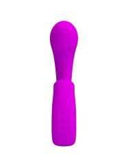 PRETTY LOVE SIBEL VIBRADOR PUNTO G ESTIMULADOR CLITORIS 10 VIBRACIONES MORADO