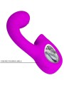 PRETTY LOVE SIBEL VIBRADOR PUNTO G ESTIMULADOR CLITORIS 10 VIBRACIONES MORADO