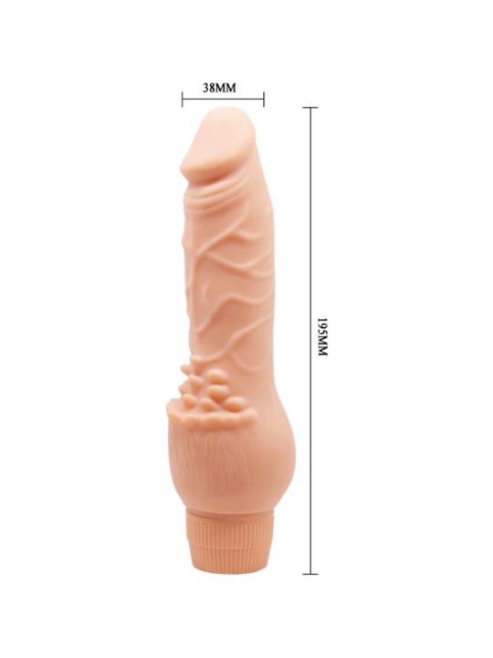 BAILE BARBARA VIBRADOR REALISTICO 195 CM NATURAL