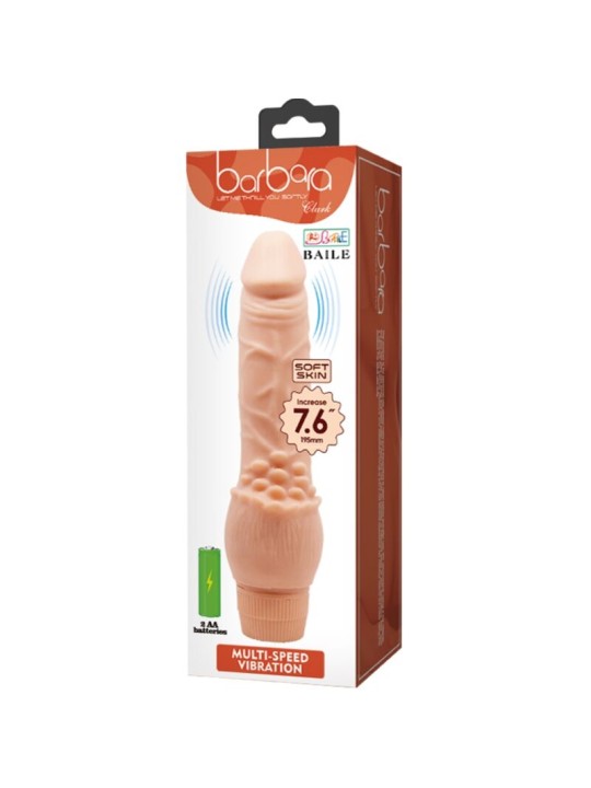 BAILE BARBARA VIBRADOR REALISTICO 195 CM NATURAL
