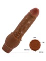 BAILE BARBARA VIBRADOR REALISTICO 195 CM MULATO