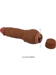 BAILE BARBARA VIBRADOR REALISTICO 195 CM MULATO