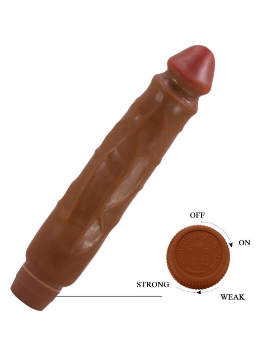 BAILE JACK VIBRADOR REALISTICO 26 CM MULATO