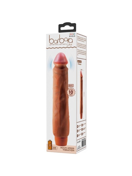 BAILE JACK VIBRADOR REALISTICO 26 CM MULATO