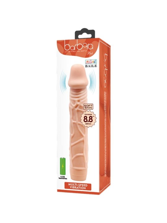 BAILE BOB VIBRADOR REALISTICO 225 CM NATURAL