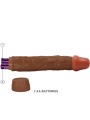 BAILE BOB VIBRADOR REALISTICO 225 CM MULATO