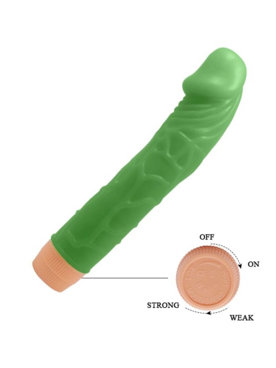 BAILE BILL VIBRADOR REALISTICO 225 CM VERDE