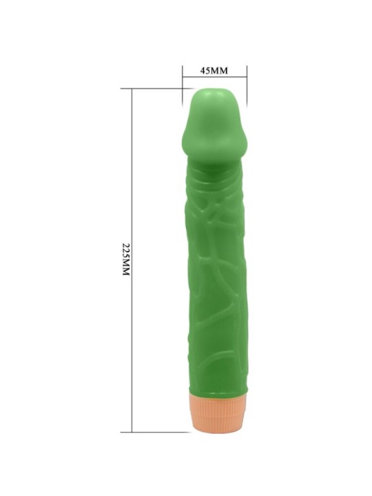 BAILE BILL VIBRADOR REALISTICO 225 CM VERDE