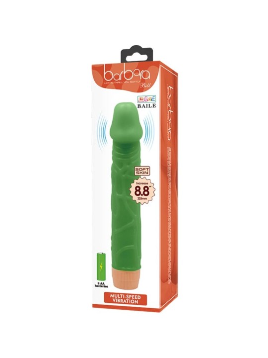 BAILE BILL VIBRADOR REALISTICO 225 CM VERDE