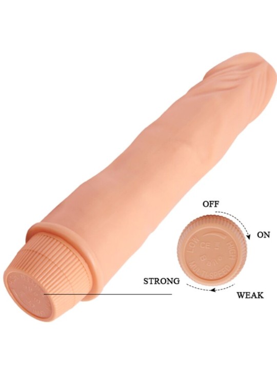 BAILE DWARF VIBRADOR REALISTICO 21 CM NATURAL