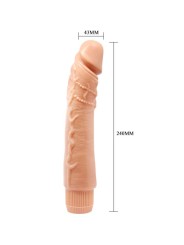 BAILE DYBBUK VIBRADOR REALISTICO 24 CM NATURAL
