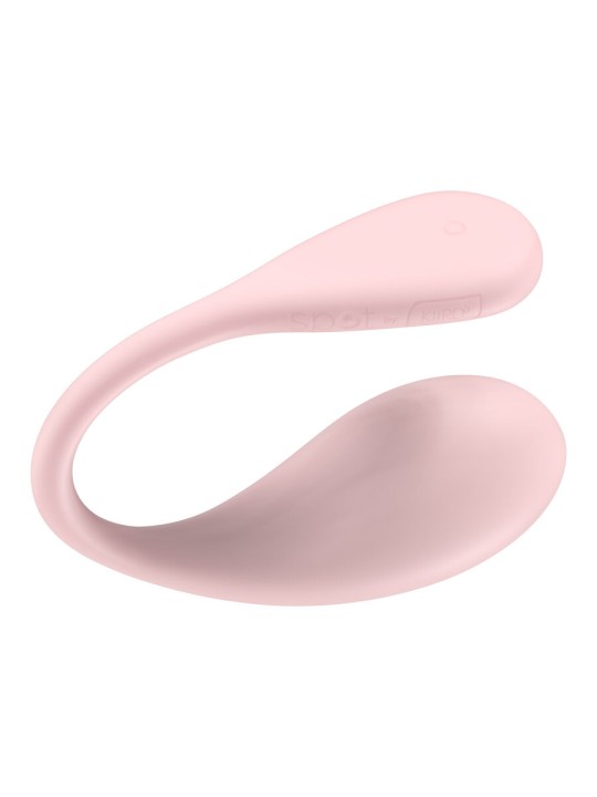 KIIROO SPOT KISS ME VIBRADOR FORMA U ROSA