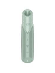 SATISFYER NAUGHTY KISS ESTIMULADOR CLITORIS POR ONDAS VERDE AGUA
