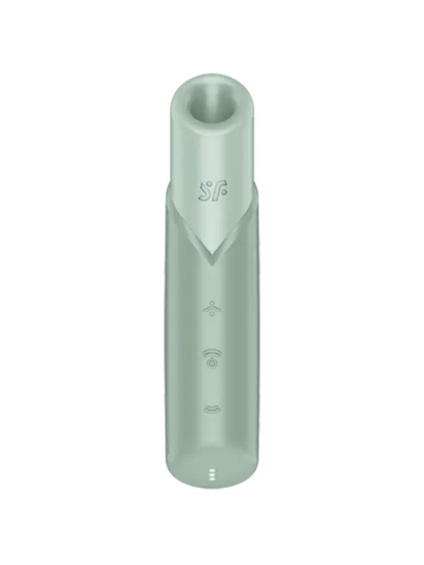 SATISFYER NAUGHTY KISS ESTIMULADOR CLITORIS POR ONDAS VERDE AGUA