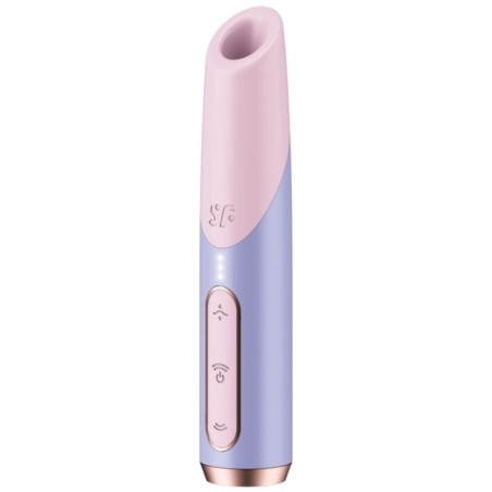 SATISFYER BOLD KISS ESTIMULADOR CLITORIS POR ONDAS ROSA VIOLETA