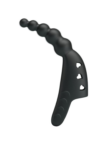 PRETTY LOVE JORDIN VIBRADOR DE DEDO 10 VIBRACIONES NEGRO