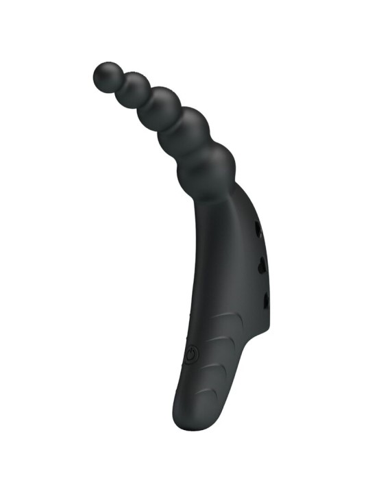 PRETTY LOVE JORDIN VIBRADOR DE DEDO 10 VIBRACIONES NEGRO
