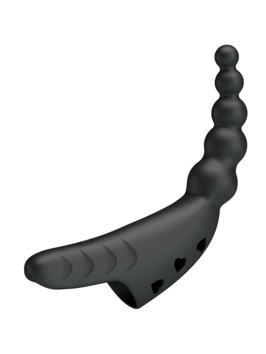 PRETTY LOVE JORDIN VIBRADOR DE DEDO 10 VIBRACIONES NEGRO