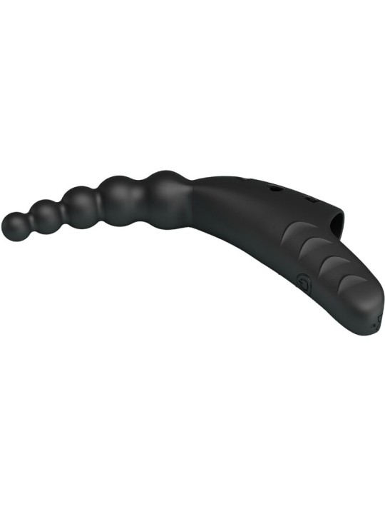 PRETTY LOVE JORDIN VIBRADOR DE DEDO 10 VIBRACIONES NEGRO