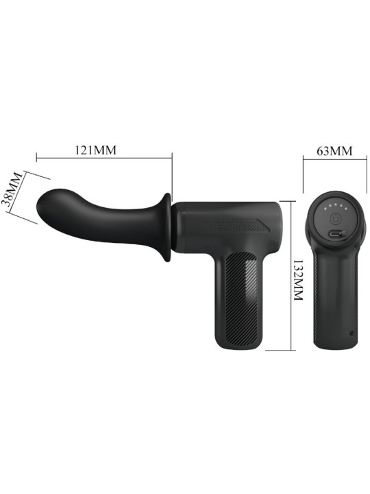 PRETTY LOVE DJ DOCTOR MASAJEADOR 5 CONFIGURACIONES NEGRO